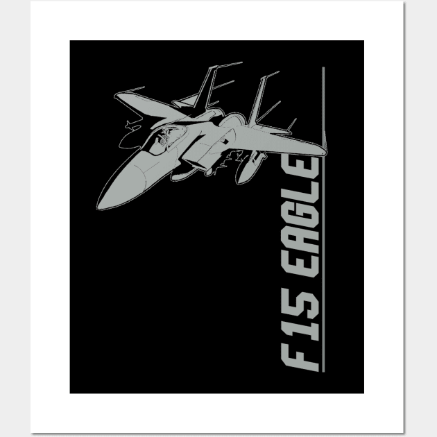 F-15 Eagle Jet Fighters Wall Art by Jose Luiz Filho